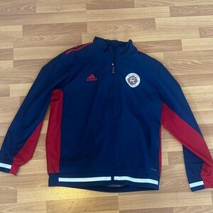Adidas New England Revolution Blue and Red Sports Jacket